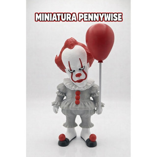 🎈 MINIATURA IT A COISA – PENNYWISE • ESTATUETA DECORATIVA • 12CM • COLECIONÁVEL PREMIUM