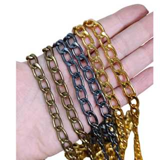 Corrente metal para alças de  bolsas e acessórios 1metro em Oferta na Shopee