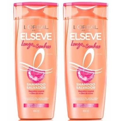 Kit c/ 2 Shampoo Elseve Longo dos Sonhos 400ml - Envio Rápido