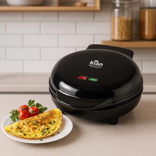 Omeleteira Mr Cheff Preta Redonda Kian 127v/ 220v