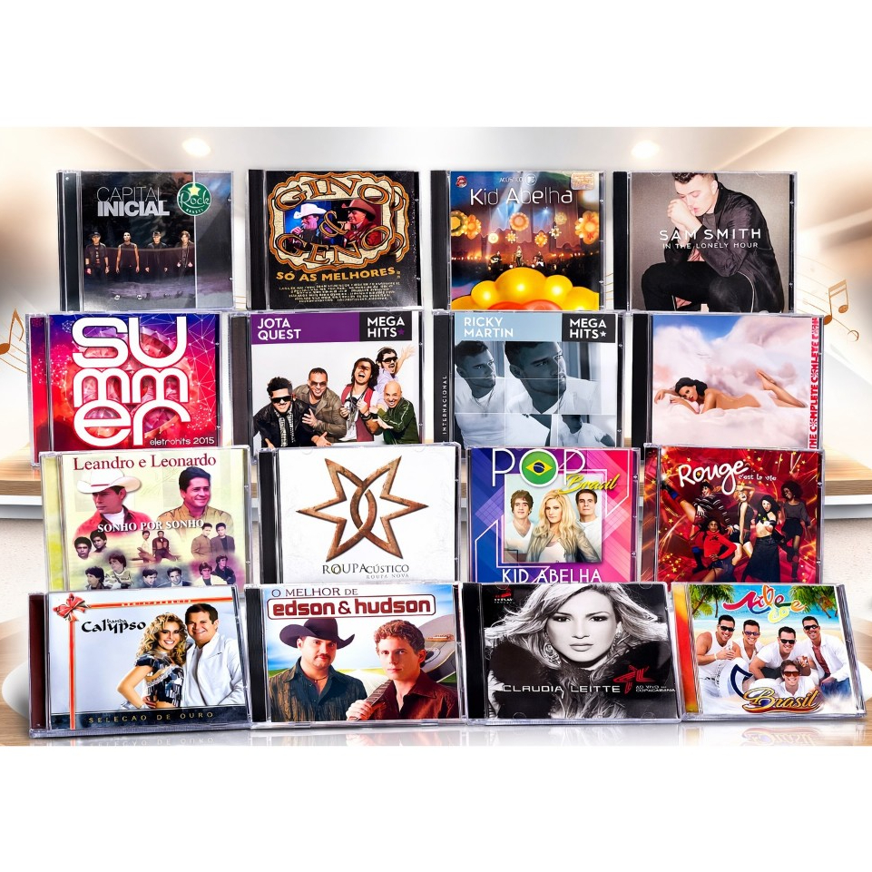 CDs Originais de Grandes Artistas – Nacionais e Internacionais | Escolha o Seu!