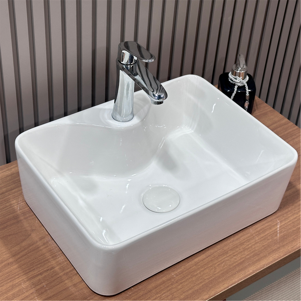 Cuba 40x30 de Porcelana Branca Deka Smart Baby Louça Sobrepor Retangular Banheiro e Lavabo em Oferta na Shopee