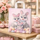 Sacola Plástica Alça fita de Páscoa tam 30x45 e 40x50  com 25/50 em Oferta na Shopee