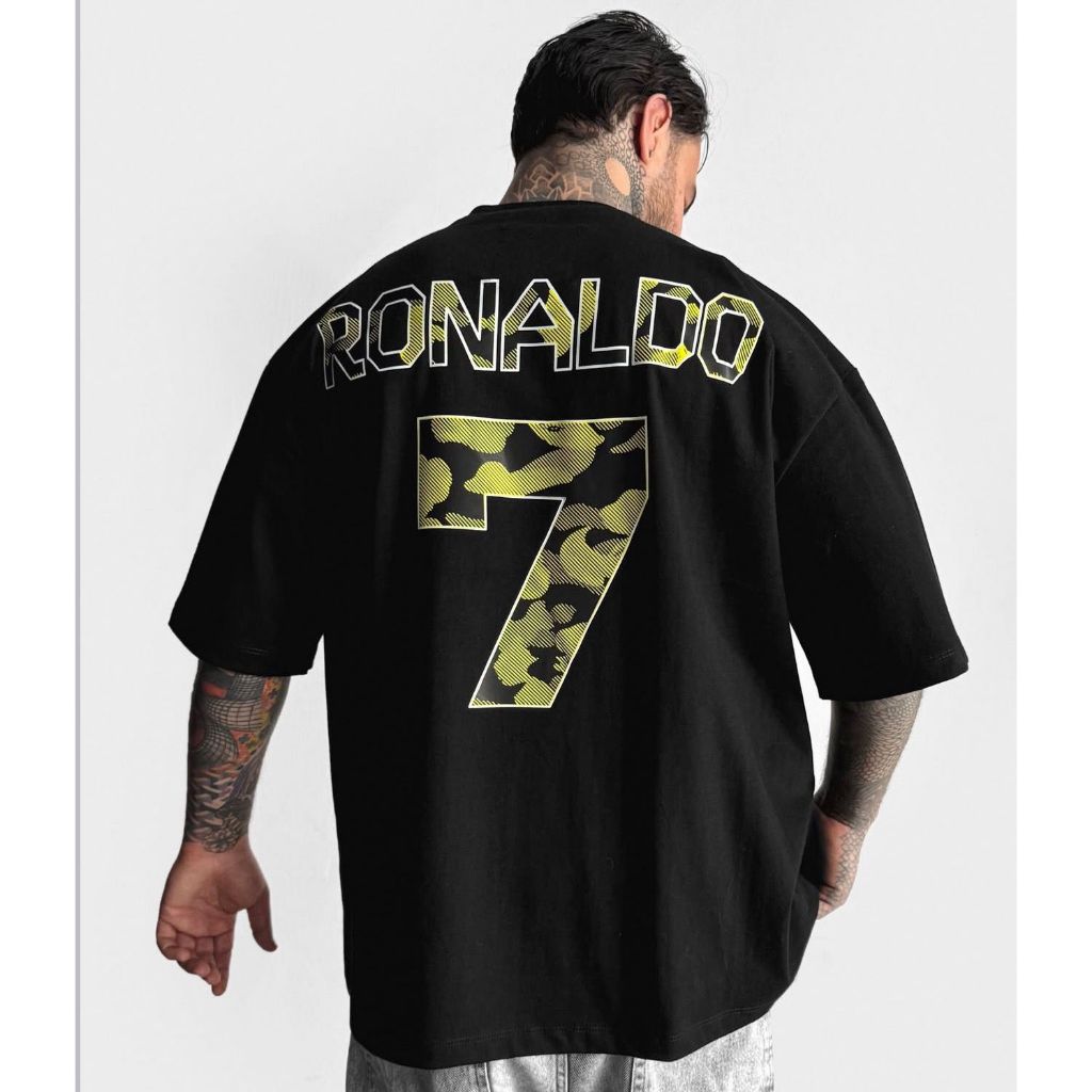Camiseta Oversized Ronald 007 Street Anime Aftersoul Unissex Plus Size P ao G6 100% Algodão