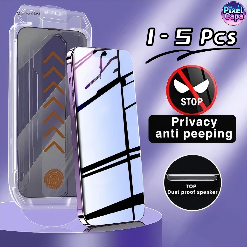 1-5Pcs Películas Privacidade Para Motorola Moto G84 G34 G54 G53 G52 G60 G32 G31 G42 G55 G73 G41 G62 G82 G71 G50 G72 5G