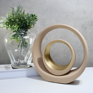 Dupla Vaso Grande Decorativo Aparador Kit 2 Peças Sala Conjunto Luxo Cerâmica Decoração Enfeite Rack em Oferta na Shopee