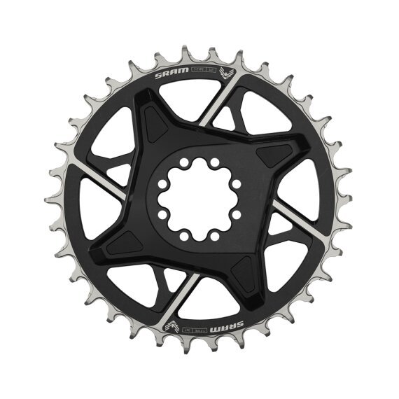 Coroa SRAM X0 T-Type Eagle D1 34D 3mm Offset 12v Direct Mount (8 furos)