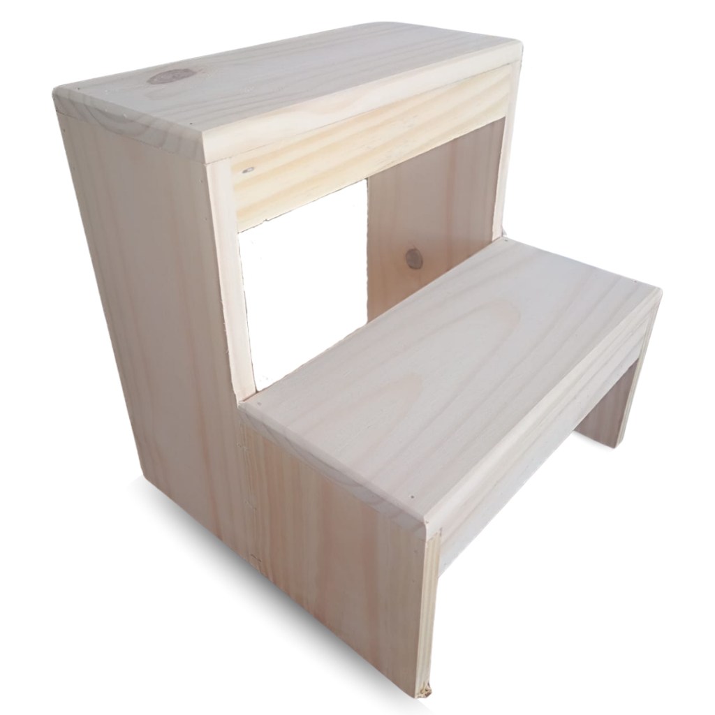 Escada Dois Degraus Auxiliar Crianças Idosos Pets Consultório Estética em Oferta na Shopee