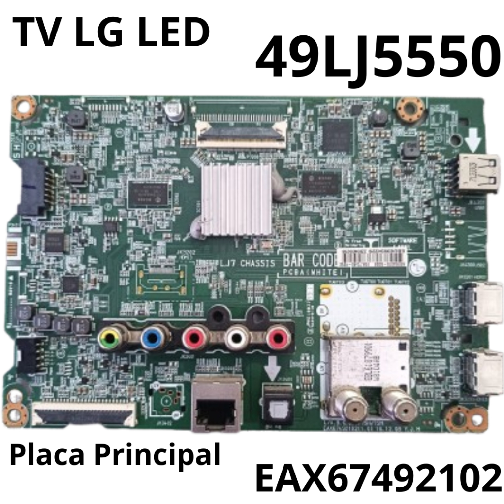 3024 Placa Principal para tv LED LG Modelo: 49LJ5550