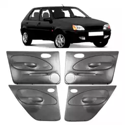 FORRO DO FORD FIESTA 4 PORTAS MANUAL DE 1996 ATÉ 2002 CINZA