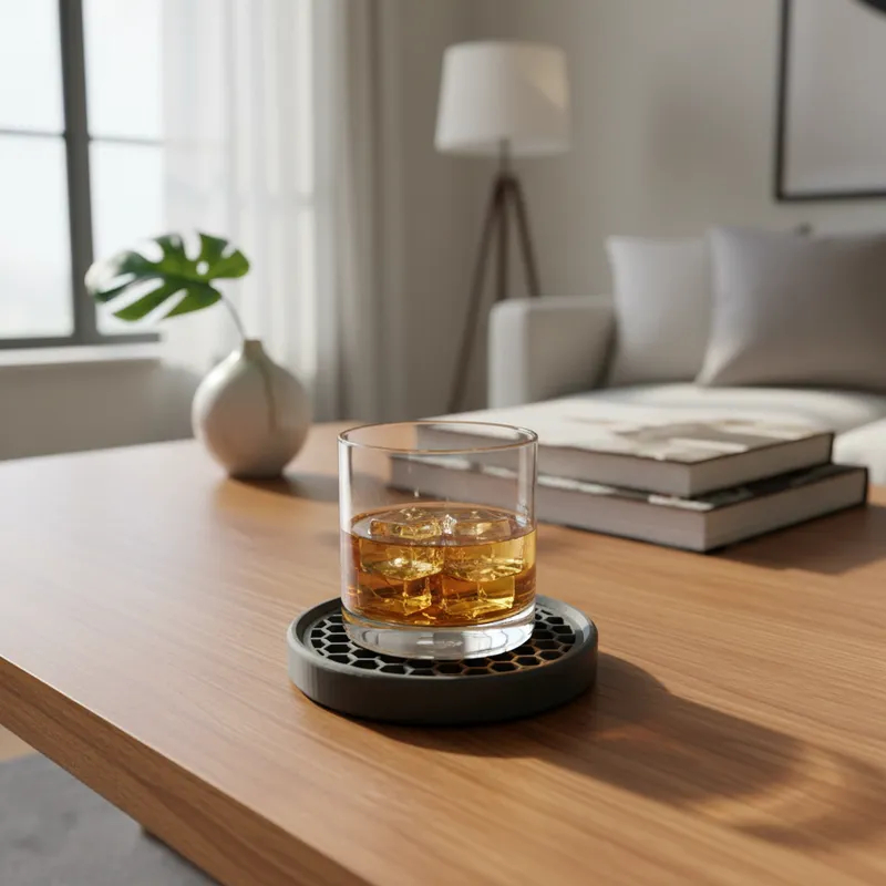 Porta copo com bebidas