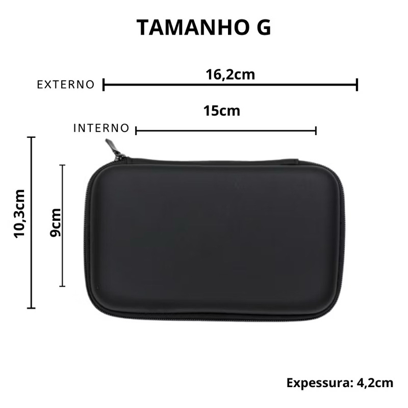 Case Emborrachado - Estojo emborrachado em Oferta na Shopee