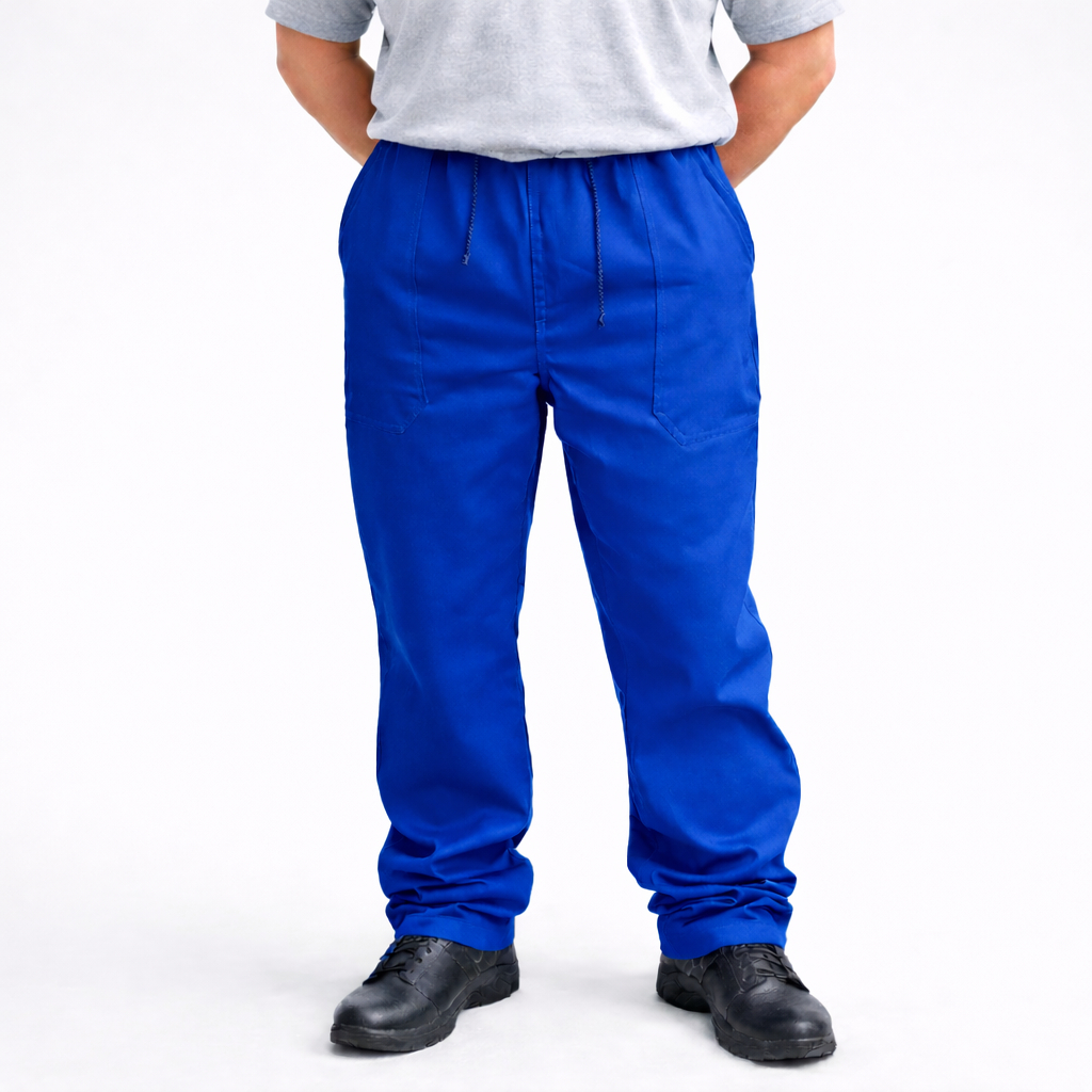 Calça Brim para Trabalho Pesado Resistente Uniforme Pedreiro Mecânico Obra