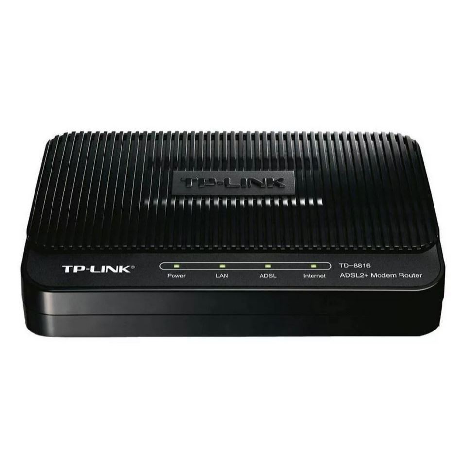 Modem roteador TP-Link TD-8816 preto