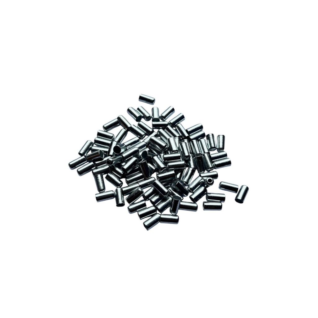 Terminal Conduite Aço Reforçado 5mm De Bicicleta 100 Un Zincado