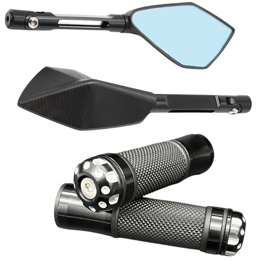 Kit Retrovisor + Manopla Cb 300F Twister / Cb 250 Twister Espelho Esportivo Honda Cores