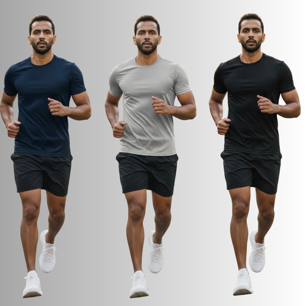 Kit Camisetas Masculinas Dry Fit Esportiva Academia Corrida Conforto +proteção UV