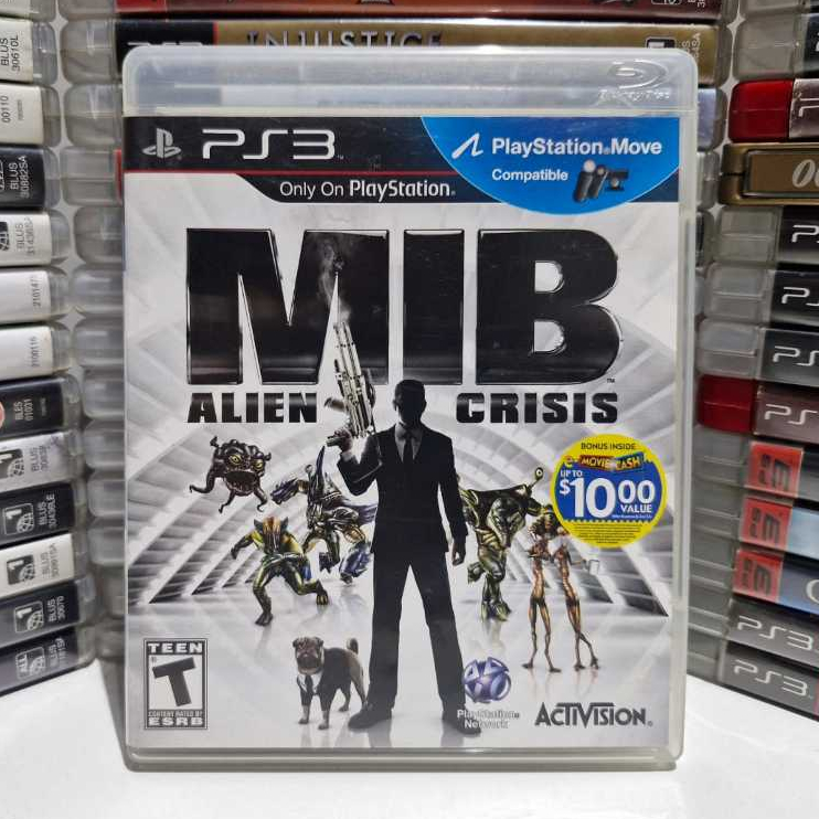 MIB Alien Crisis PS3 Original Com Manual