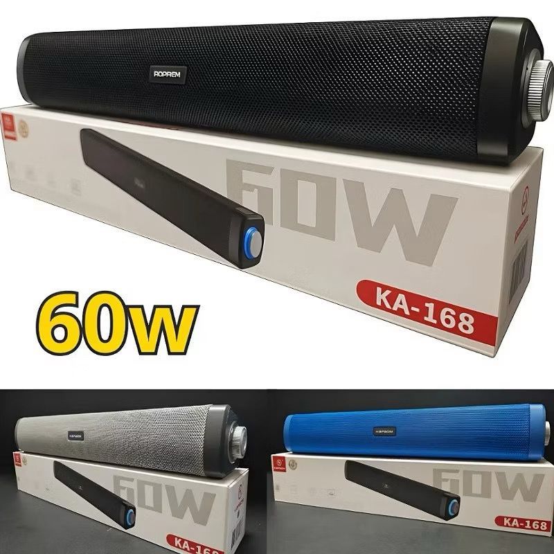 Caixa de Som Potente Soundbar 60w USB Para PC Notebook Projetor