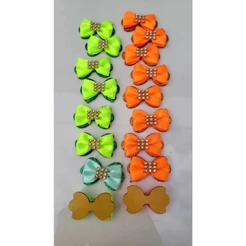 Adesivos 100 mini laços pet