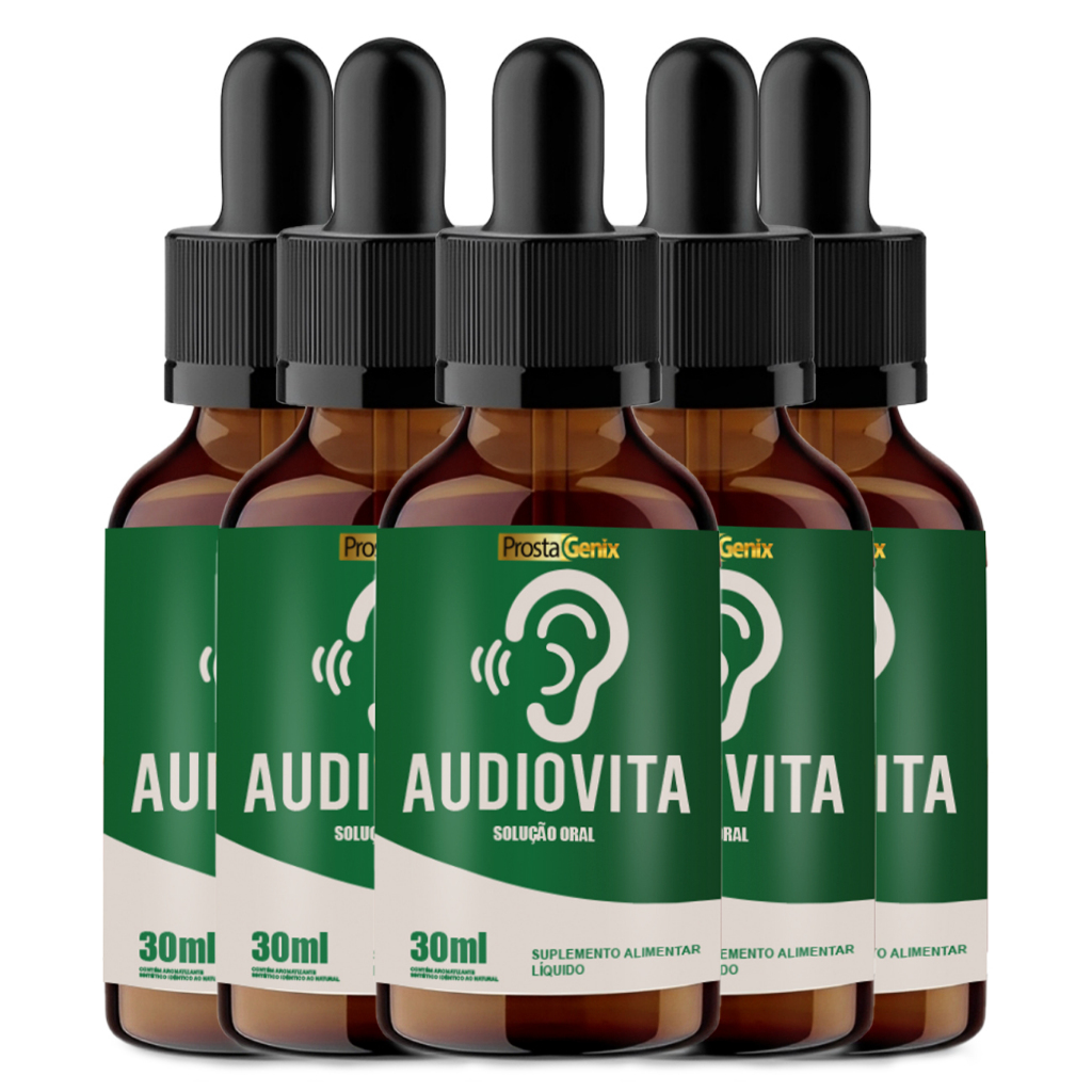 5 Audiovita – Suplemento Alimentar Líquido – Prático e Fácil de Usar