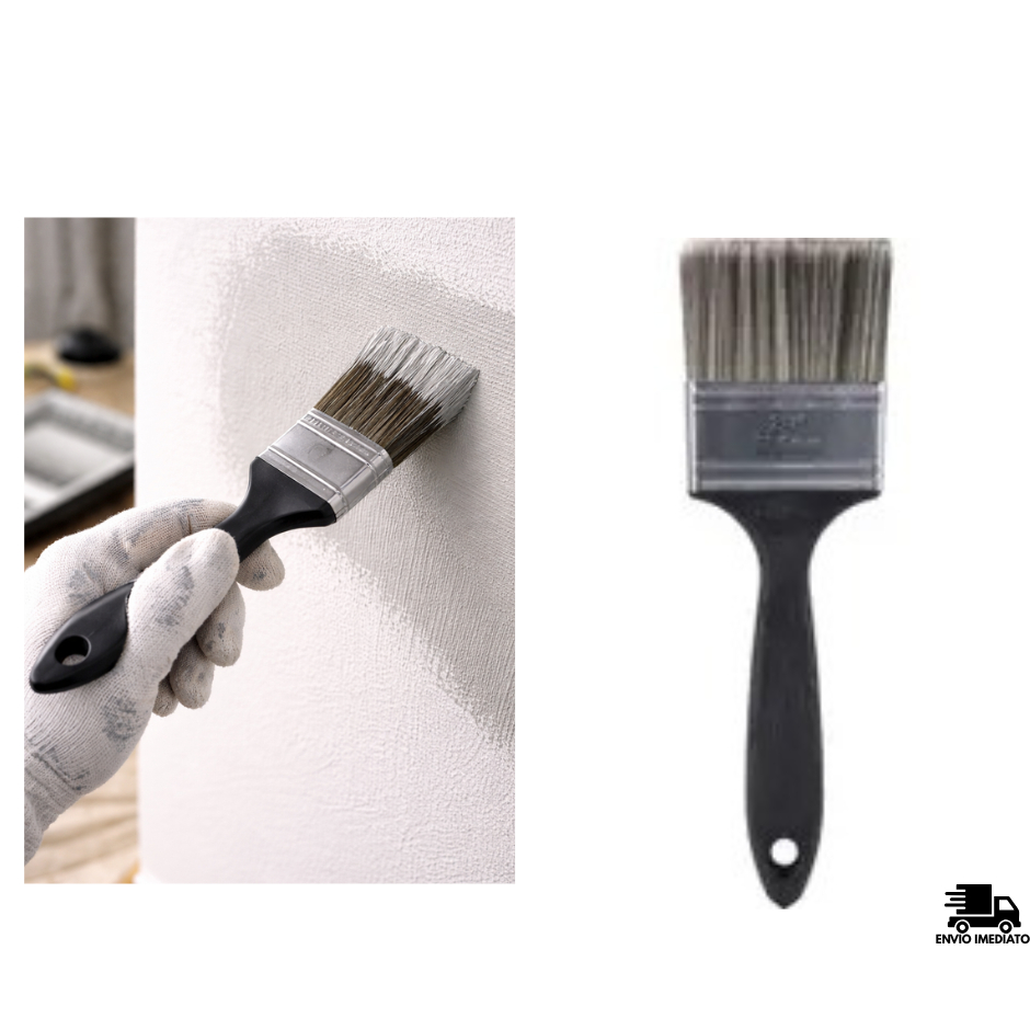 Pincel Trincha 2” ROMA Profissional para Pintura, Madeira, Parede, Verniz, Esmalte, Látex, Reformas