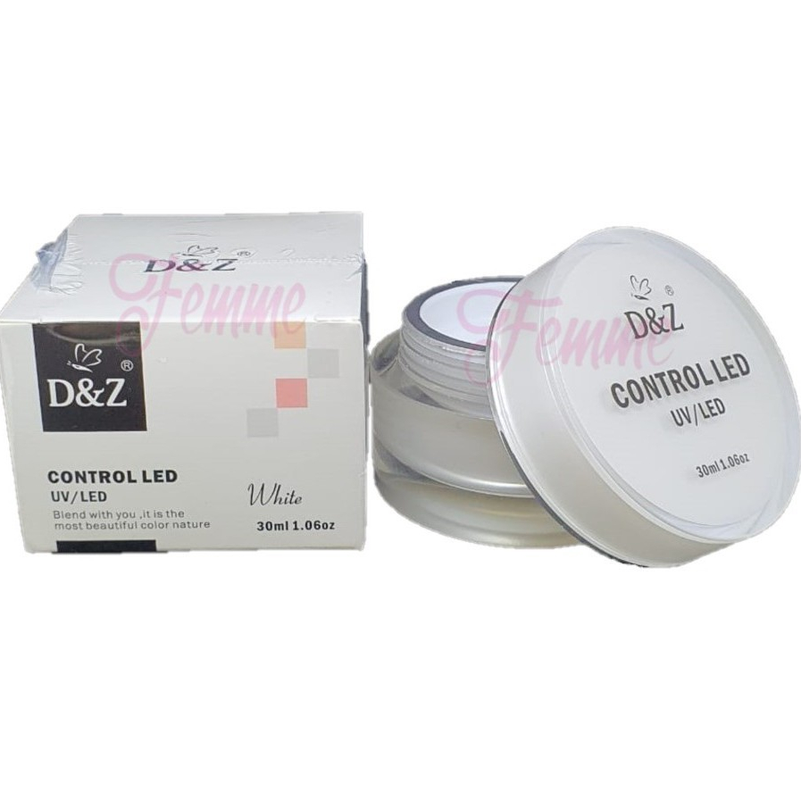 KIT 12 | 6 | 4 | 2 Gel D&Z Cover Control Led Camuflagem Natural White Clear Auto Nivelante 30 ML