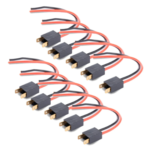 Kit 10 Chicotes De Plástico Abs Tarponn Para Lâmpada H7 em Oferta na Shopee