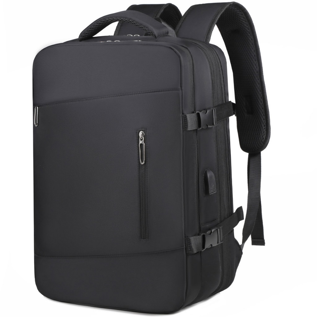 Mochila Executiva Expansível 27-40L Impermeável Reforçada com Porta USB para Notebook Viagem Trabalho Escola em Oferta na Shopee