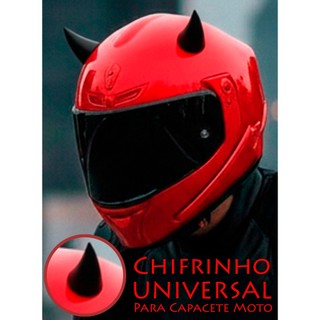 Par de Chifres para Capacete e Headset Gamer - Estilo Diabinho (Com Fita 3M)