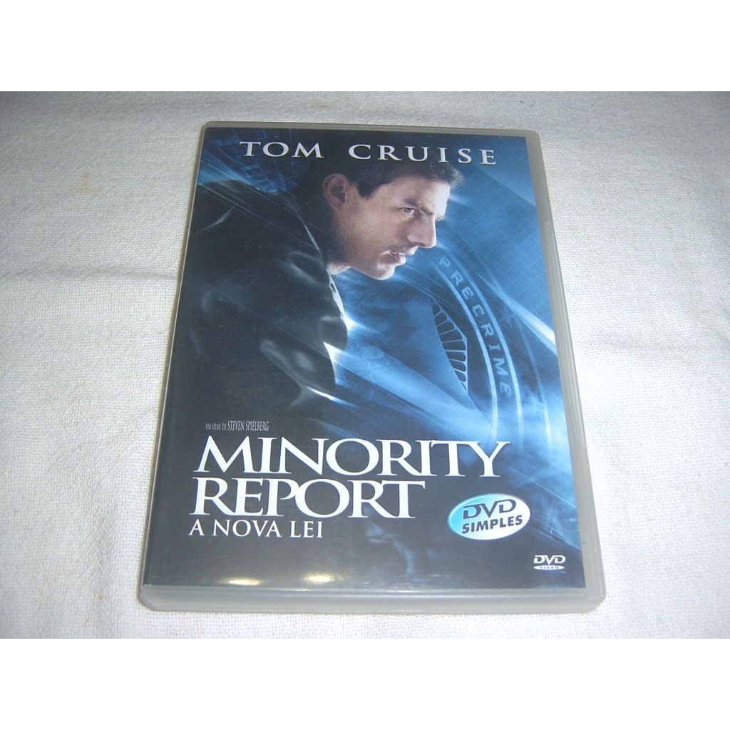 Dvd Minority Report - Steven Spielberg | Tom Cruise | Ficção