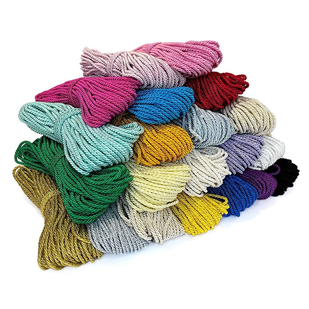 Cordão São Francisco 4mm 01/06 Aviamento Artesanato Costura em Oferta na Shopee