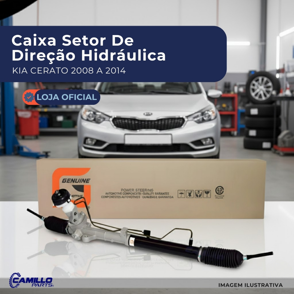 Caixa Setor Direção Sistema Hidráulico Kia Cerato 2008-2014 Nova Genuine Automotive