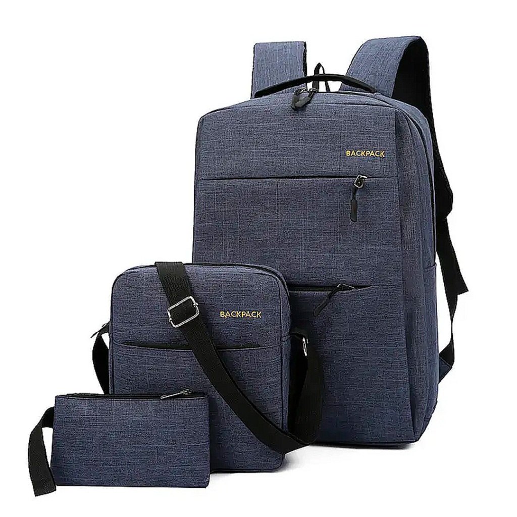 Mochila Notebook Bolsa Estojo Carteira Bolsa Tablet Resistente entrada USB Kit 3 em Oferta na Shopee