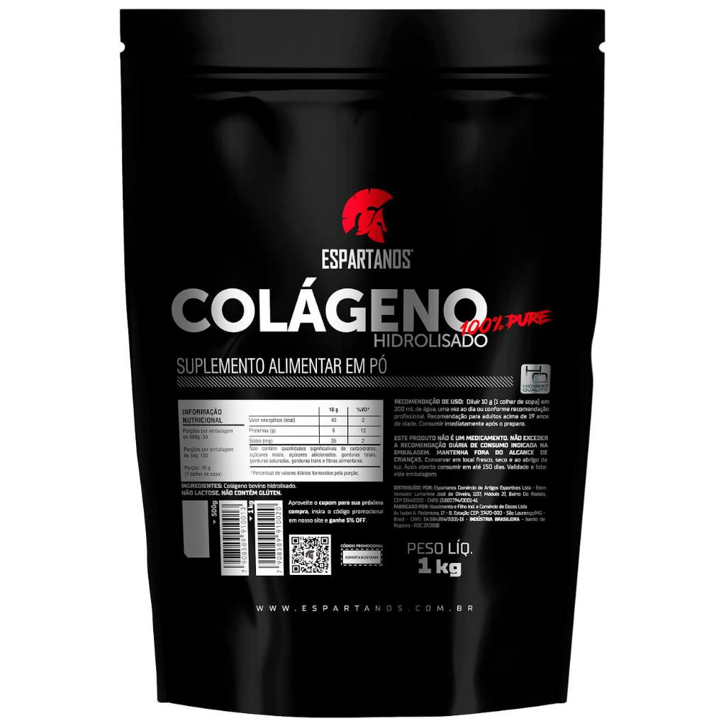 Colágeno Hidrolisado 1 kg - Espartanos