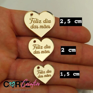 kit 30 OU 50 Coração Feliz dia das Mães em Oferta na Shopee