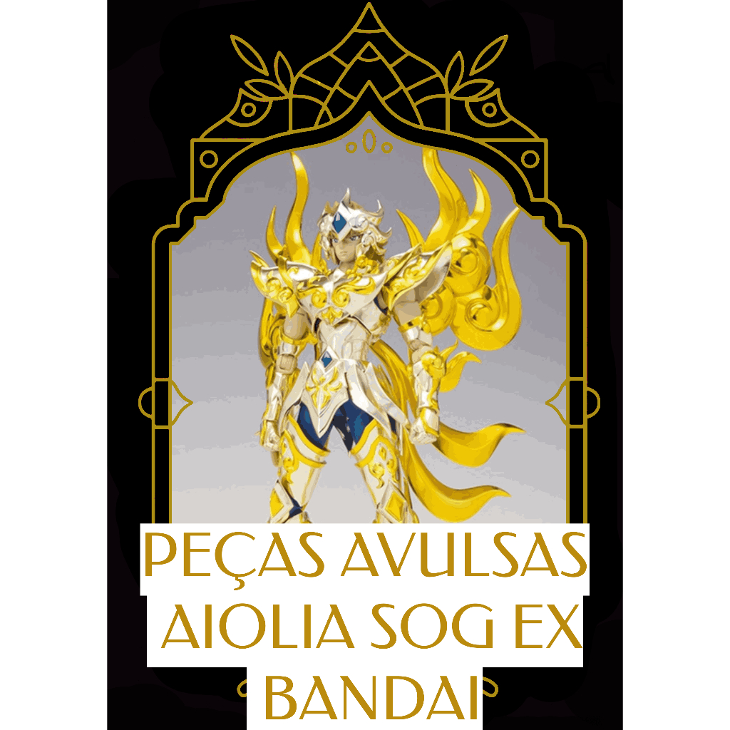 Peças avulsas para bonecos - Cloth myth  Aiolia SOG EX Bandai - Cavaleiros do zodiaco