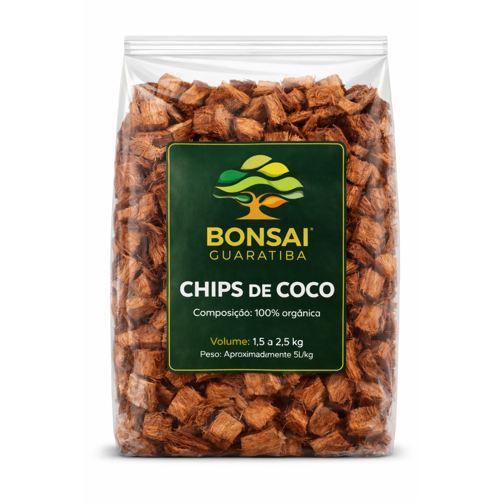 Chip De Coco Saco 5, 10 ou 20 Litros - Orquídeas Flores Plantas Germinação Drenagem