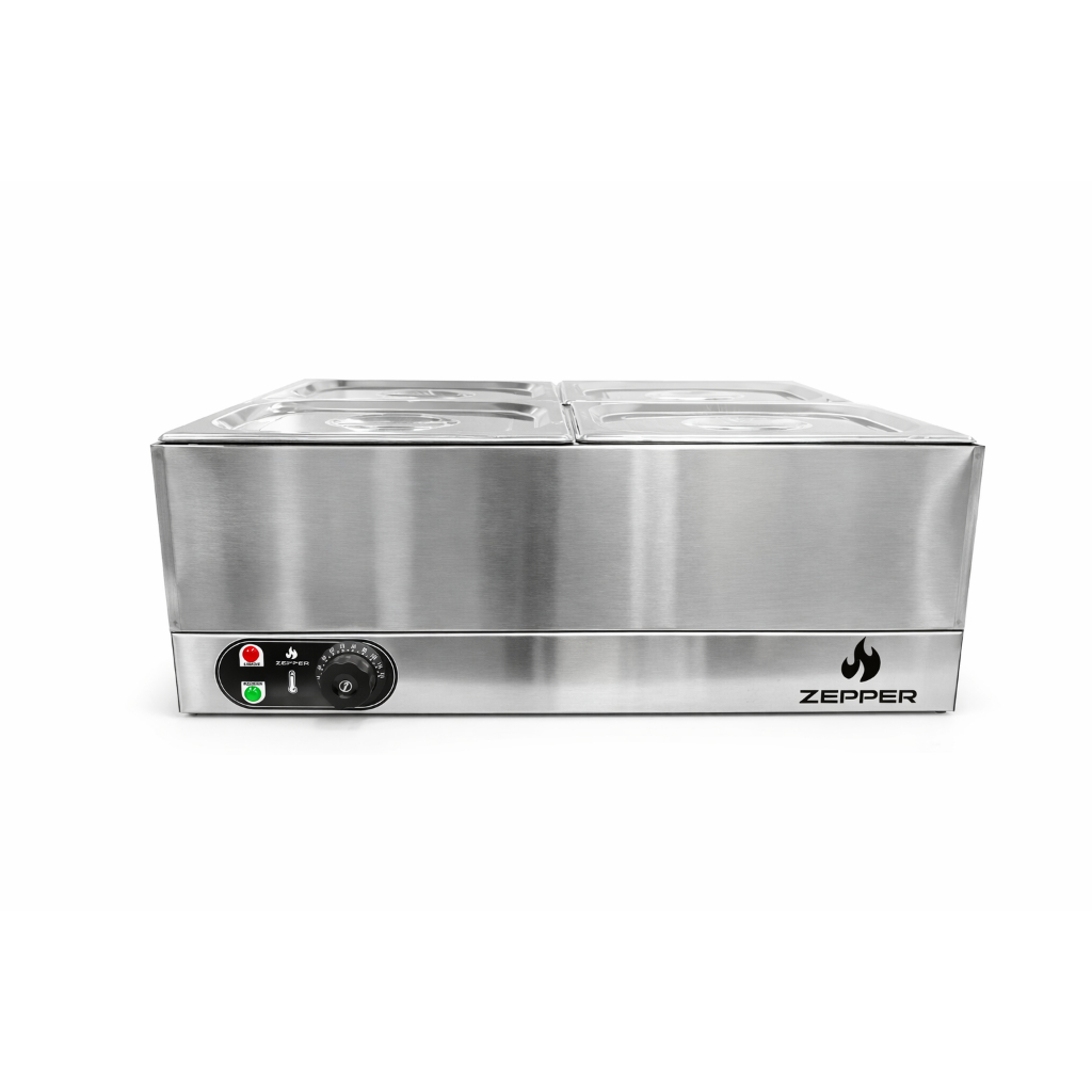 Réchaud térmico elétrico 4 cuba buffet banho maria ZPBF04E 2