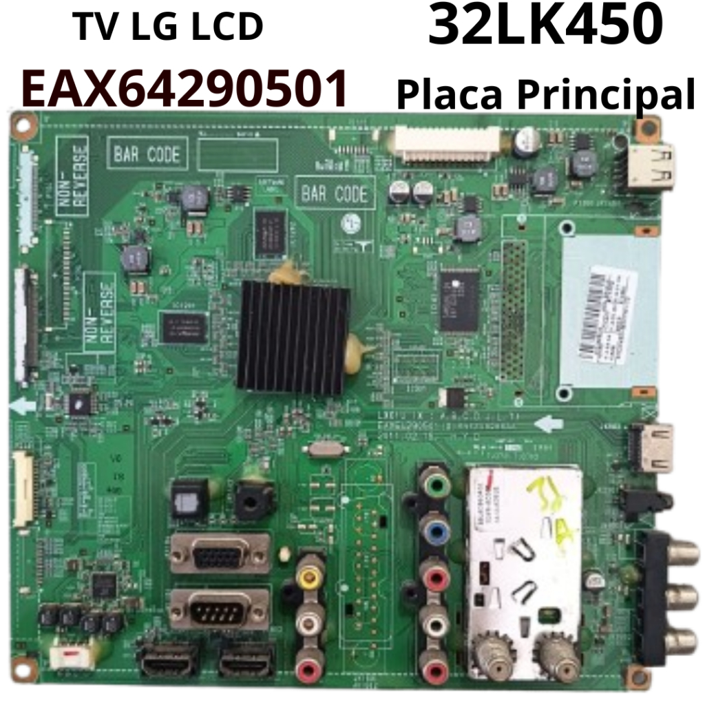 3118 Placa Principal para tv LG LCD Modelo: 32LK450