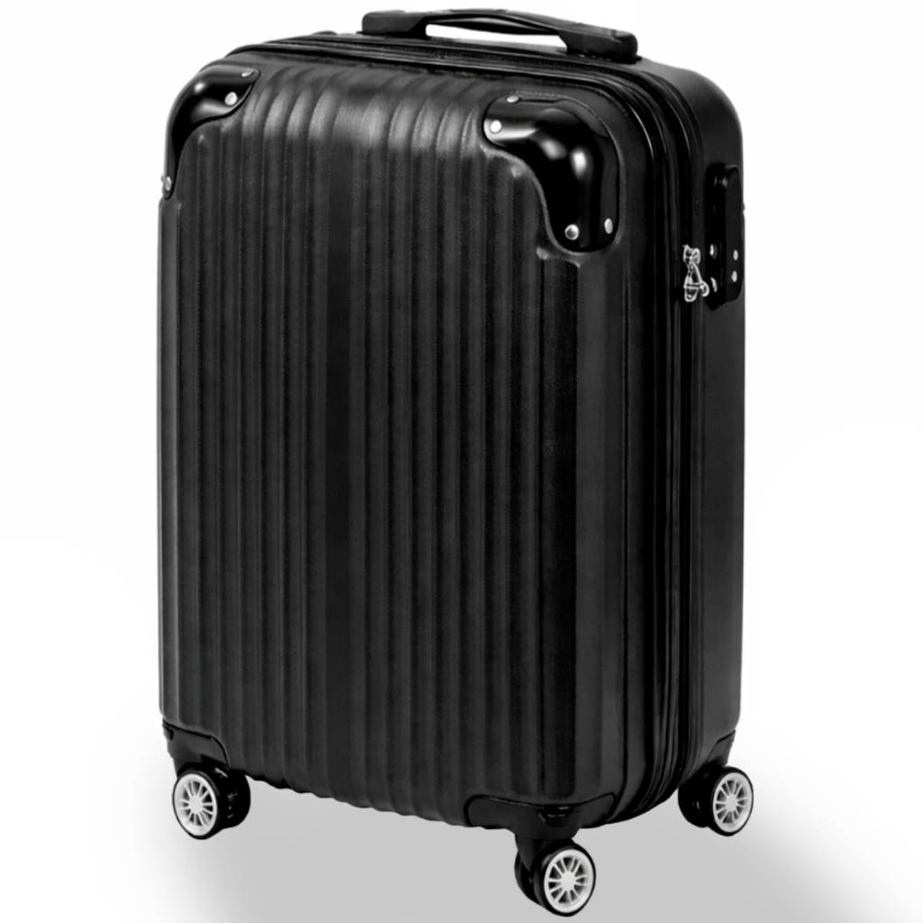 Mala de Viagem Grande London Estocasa 60x39x26 cm Despachada 360 Rígida Cadeado Preta Rosa Azul Cinza