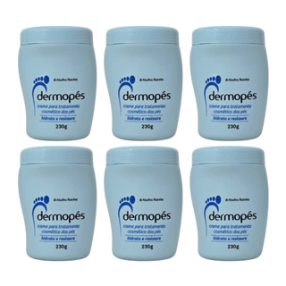 Kit 6 Creme Para Os Pés Hidrata E Restaura Dermopés Abelha Rainha 230g em Oferta na Shopee