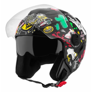 Capacete Aberto Pro Tork New Atomic Universe – Viseira Solar – Novo e Lacrado – Conforto e Estilo em Oferta na Shopee