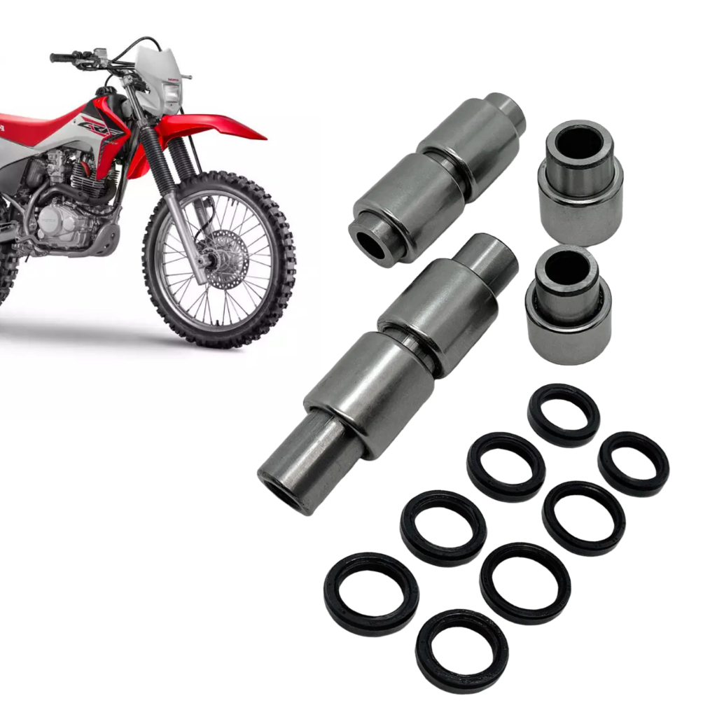 Kit Bucha Pro-link com Rolete e Retentores 18 Peças Moto Honda CRF230 Todos os anos