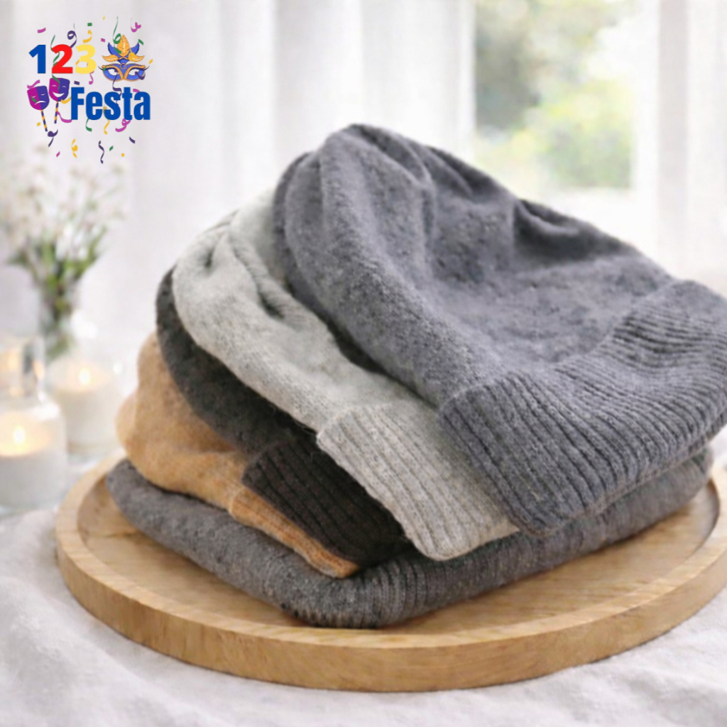 Touca Frio Inverno Lã Adulto - Excelente Acabamento - 4 CORES Promoção em Oferta na Shopee