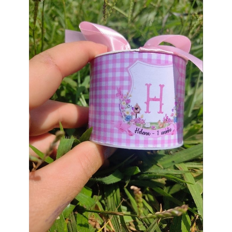 Tubolata Personalizada 5x6 cm • Lembrancinha Festa Infantil • Aniversário • Chá de Bebê • Brinde Personalizado