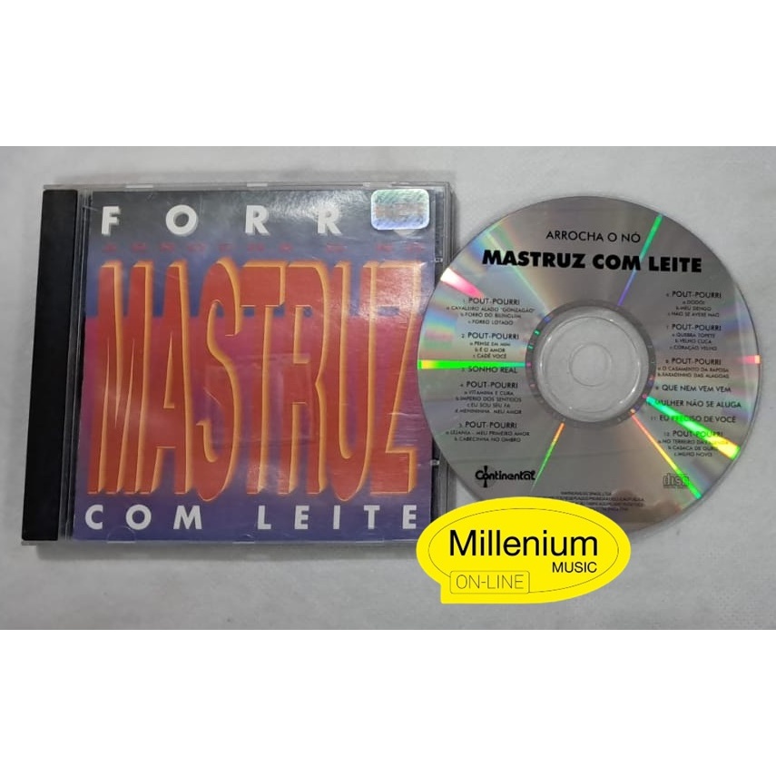 CD Forró Mastruz Com Leite Arrocha O Nó 1992 Original Gravadora Colecionador Ótimo Estado