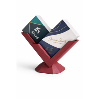 Expositor Porta Cartão de Visita de Mesa Display Moderno Suporte para Cartões Escritório Recepção Formato Coração em Oferta na Shopee