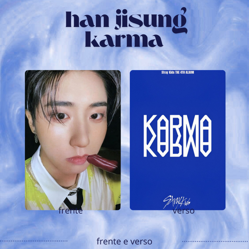 photocard fanmade han jisung karma stray kids unitario