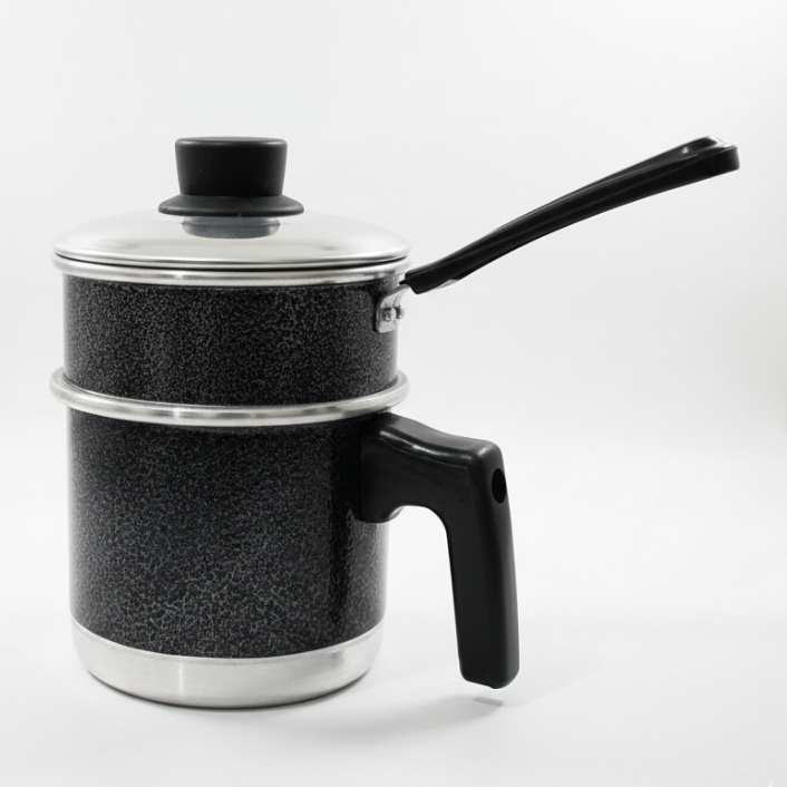 Cuscuzeiro e Caneca Fervedor 2 em 1 Porçao Individual - Pequeno